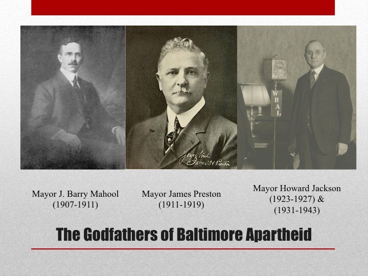 Godfathers of Baltimore Apartheid